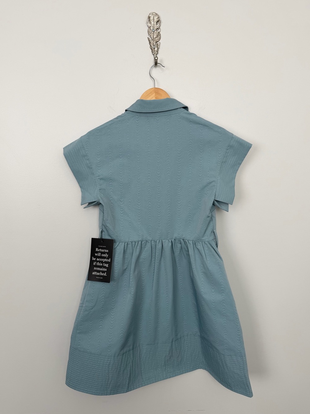Tuckernuck Slate Blue Mini Chloe Dress NWT M No Belt - Picture 3 of 12